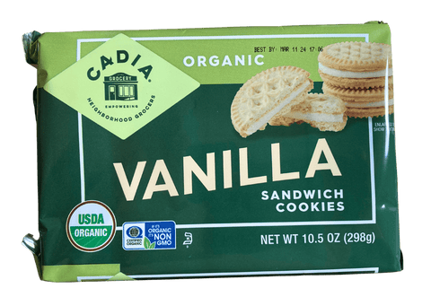 Sandwich Cookies, Organic, Cadia