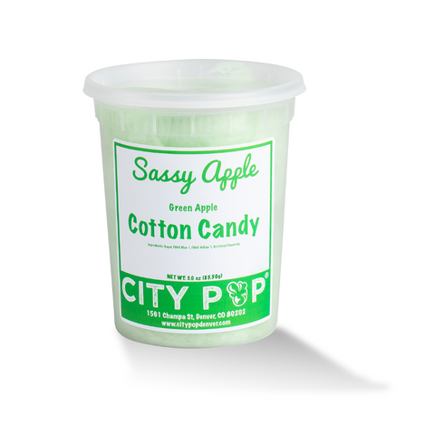 Sassy Apple Flavor Cotton Candy Sweet Treat