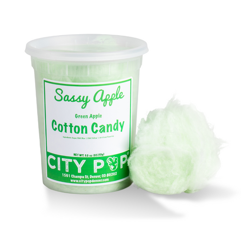 Sassy Apple Flavor Cotton Candy Sweet Treat