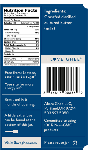 Grass-Fed Traditional Ghee | Ahara Rasa