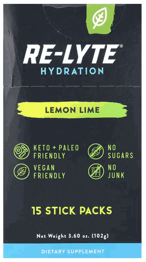 Electrolyte Lemon Lime Electrolyte Hydration 15 pk REDMOND