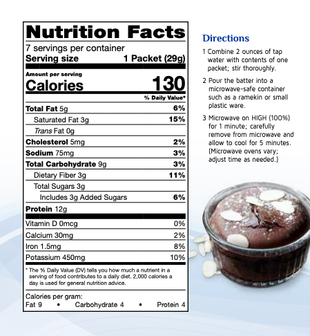 Chocolate Cake 12g Protein Dessert AmBari Nutrition