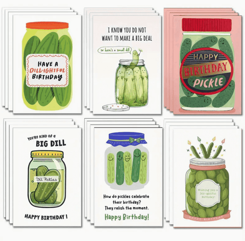 Custom Pickle Birthday Card with Envelope