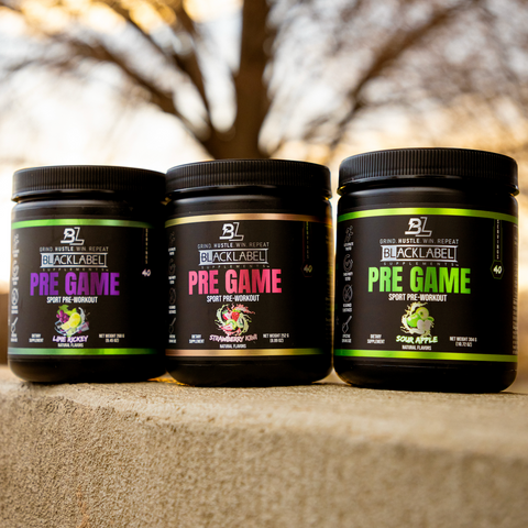 Pregame Customizable Caffeine Sport Supplement BLACKLABEL