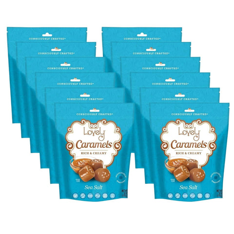 Sea Salt Chewy Caramels Candy Lovely Candy Co.