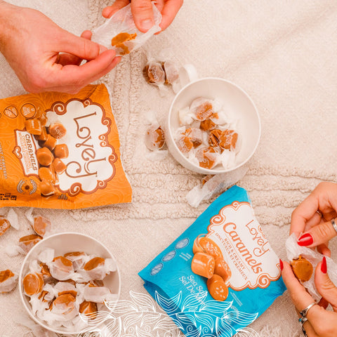 Sea Salt Chewy Caramels Candy Lovely Candy Co.