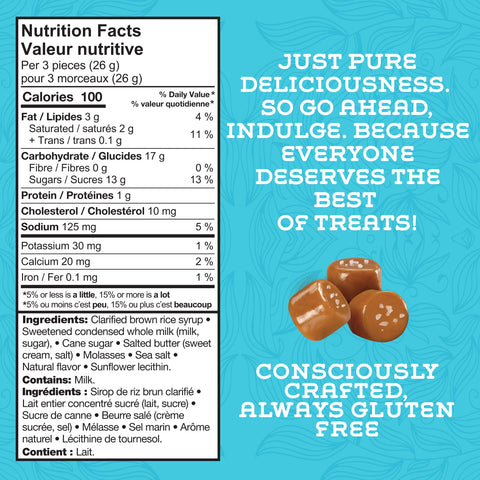 Sea Salt Chewy Caramels Candy Lovely Candy Co.
