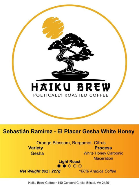 Sebastián Ramírez - El Placer Gesha White Honey