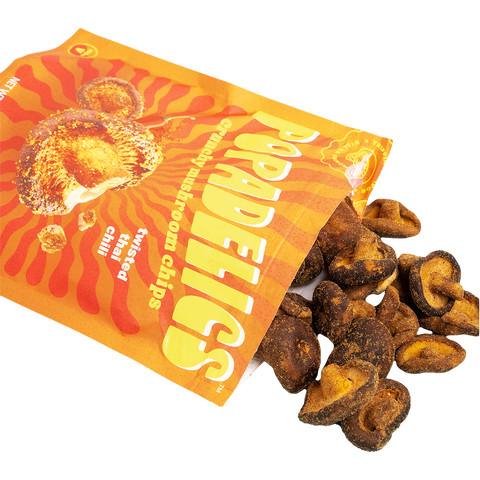 Popadelics Crunchy Mushroom Chips — Twisted Thai Chili | 6-Pack