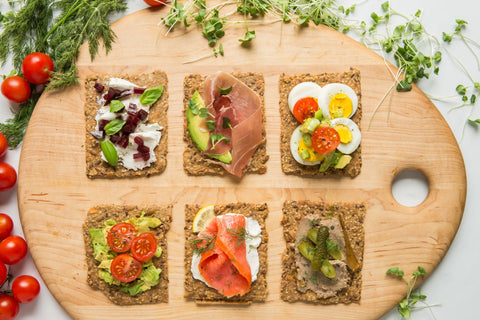 Norwegian Baked Sea Salt Flakes Organic Knekkebrød Crackers Bags
