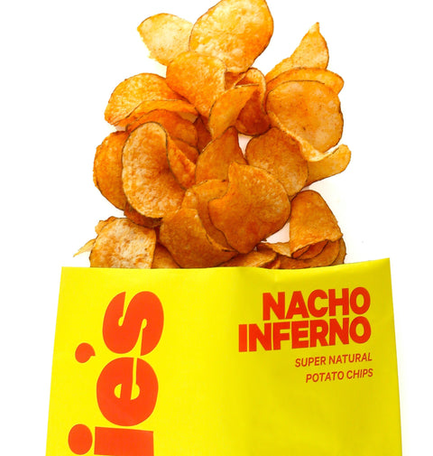 Nacho Inferno Heat Potato Chips 6 Bags 1.5oz Christie's