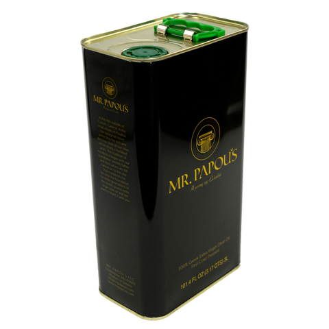 Extra Virgin Olive Oil 3 Liter Family Tin Mr. Papou's