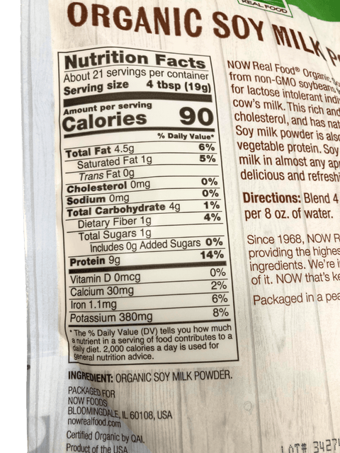Soy Milk Powder, Organic