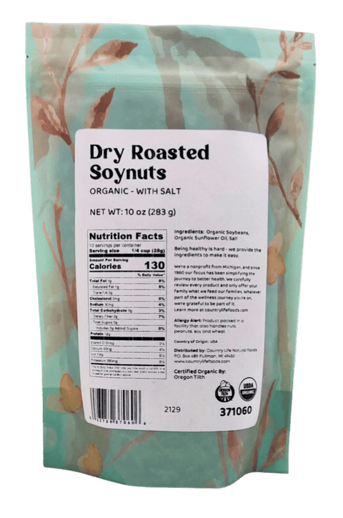 Soynuts, Dry Roasted, Organic, Salted