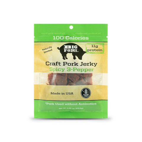 Craft Pork Jerky Sampler 3 Flavor Pack Big Fork Brands