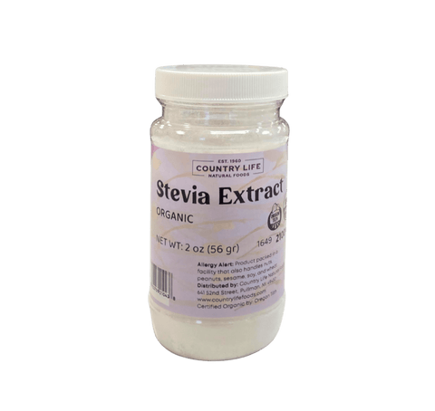 Stevia Extract Powder, White, Organic