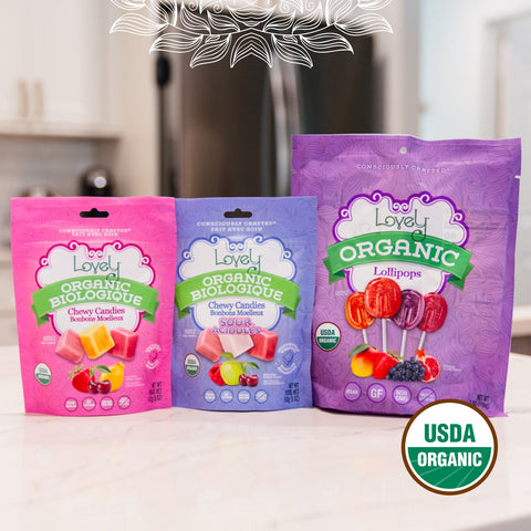 Organic Sweet Tooth Sampler Organic Candies Lovely Candy Company