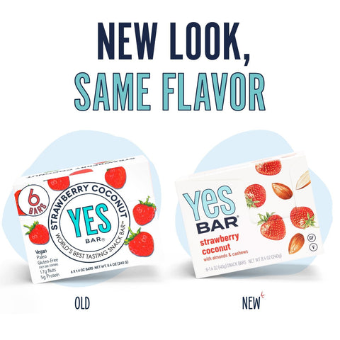 Strawberry Coconut Key Attribute Pack 6 Packs Yes Bar®