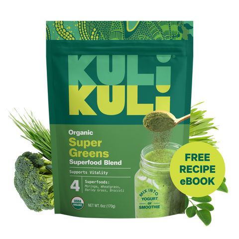 Super Greens Organic Nutrient-Dense Performance Blend Kuli Kuli