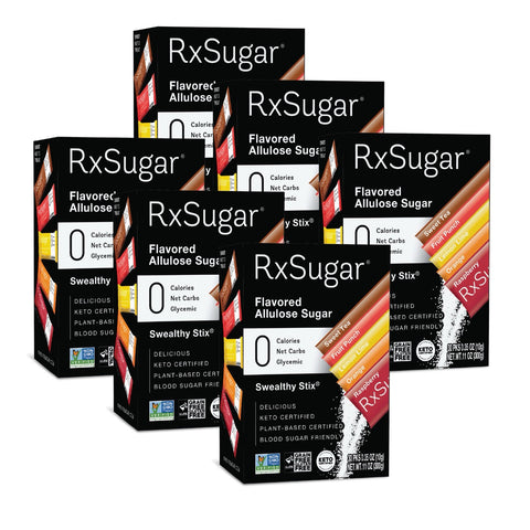 RxSugar Flavored Allulose Sugar Swealthy Stix