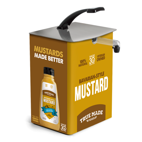 German-Style Stone Ground Mustard All-Natural Bulk Bag-In-Box 3 Gallon True Made