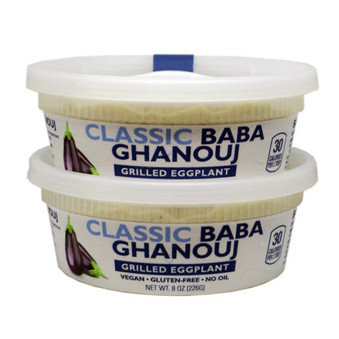 Sohha Baba Ghanouj Classic Container Grilled Eggplant Dip 6 containers case