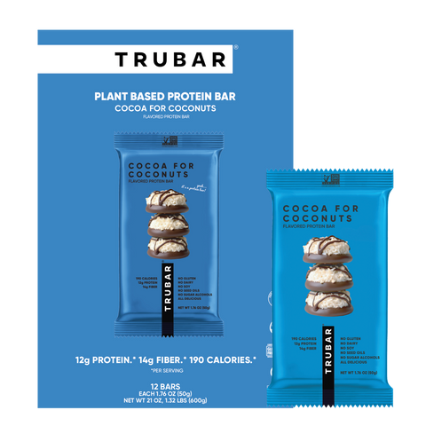 Cocoa for Coconuts 12g Vegan Protein Bar TRUBAR