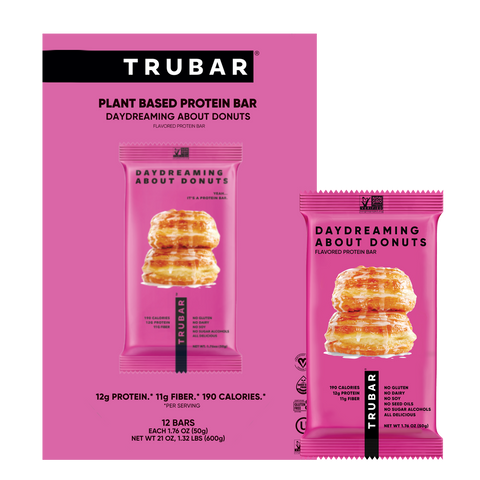 Daydreaming About Donuts Glazed Protein Bar TRUBAR