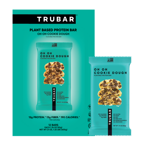 Oh Oh Cookie Dough Plant-Based Protein Bar TRUBAR