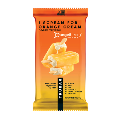 Orange Cream Flavor Plant Protein Bar Vegan TRUBAR