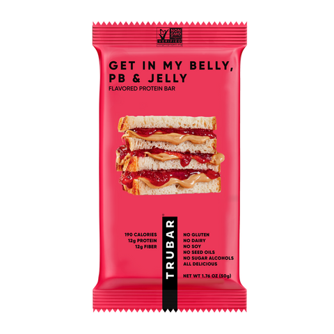 PB & Jelly Classic Peanut Butter and Jelly Protein Bar TRUBAR