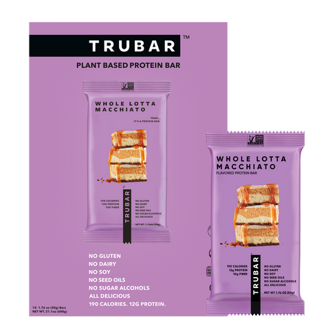 Whole Lotta Macchiato Bold Macchiato Protein Bar TRUBAR