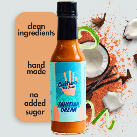 Lime and Coconut Tropical Hot Sauce Tahitian Dream