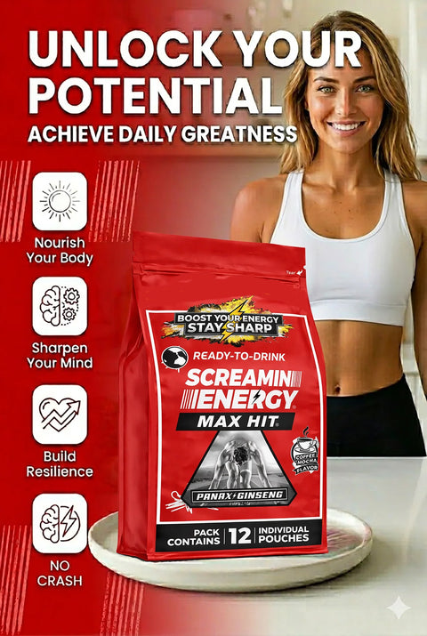 Screamin Energy Coffee Mocha Extra Strength Energy Shot Vital 4U