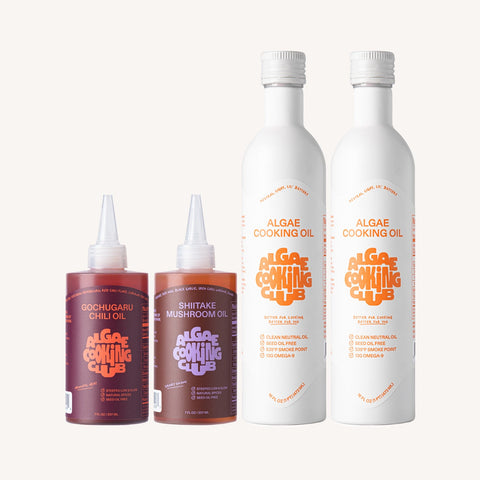 Algae Oil High-Heat Cooking Trio The Club Bundle