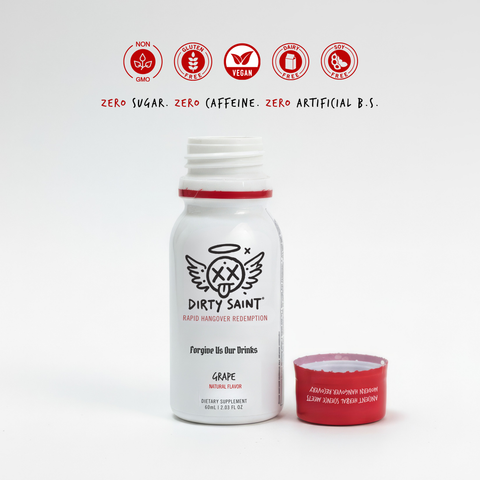 Rapid Hangover Recovery Shot Natural Grape Flavor