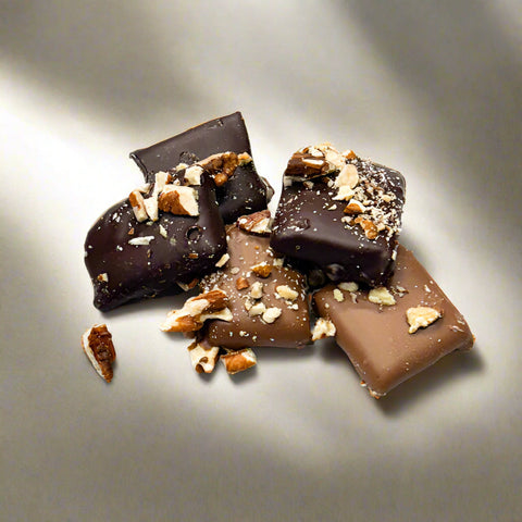 Roasted Pecan Toffee Candy Groveland Confections
