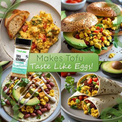 Tofu Scramble Seasoning Vegan Egg Flavoring Spice Blend FreshJax