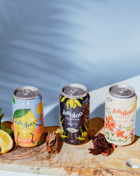 Herbal Trip Tree Bark Brew 12 Cans Case Bayjoo