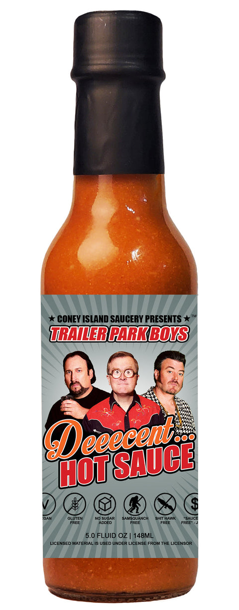 Deeecent Hot Sauce Louisiana Style Garlic Hot Sauce by Coney Island Saucery