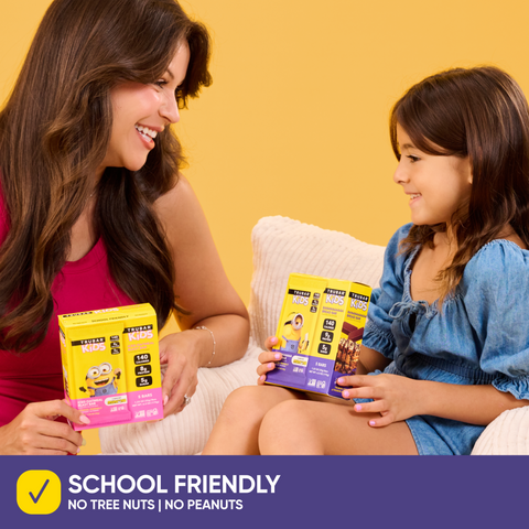 Banana Bread Bar Soft Sweet Protein Bar TRUBAR KiDS Minions