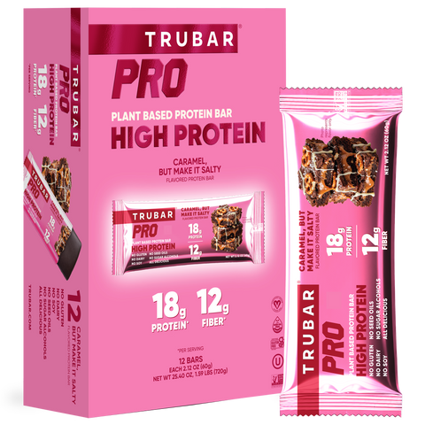 Plant-Based Protein Bar Caramel But Make It Salty TRUBAR PRO