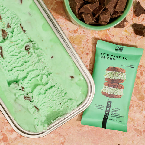 Mint Chocolate Protein Bar It's Mint to Be Chip TRUBAR