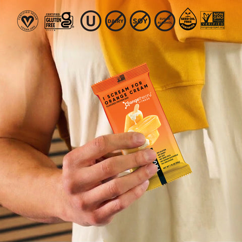 Orange Cream Flavor Plant Protein Bar Vegan TRUBAR