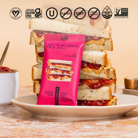 PB & Jelly Classic Peanut Butter and Jelly Protein Bar TRUBAR