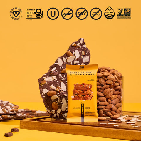 Saltylicious Almond Love Vegan Protein Bar TRUBAR