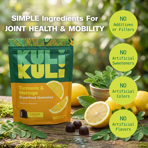 Turmeric & Moringa Lemon Flavor Gummies Joint Health