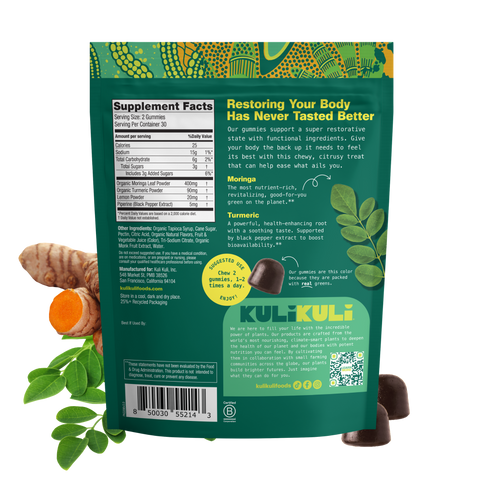 Turmeric & Moringa Lemon Flavor Gummies Joint Health