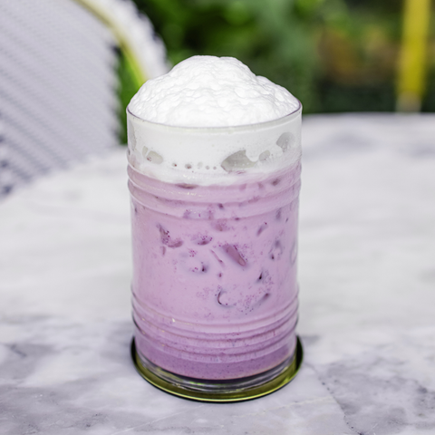 Ube Coconut Superfood Latte Heart Health Kuli Kuli