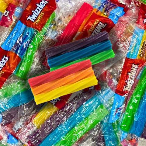 Twizzlers Rainbow Twists – Individually Wrapped – Bulk Value Bag